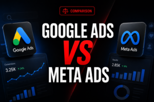 Google Ads vs Meta Ads comparison — Beast Productions
