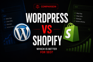 WordPress vs Shopify SEO comparison — Beast Productions